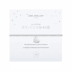 A Little 'Bridesmaid' Bracelet | Silver Plated