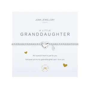 A Little 'Granddaughter' Bracelet | Silver Plated
