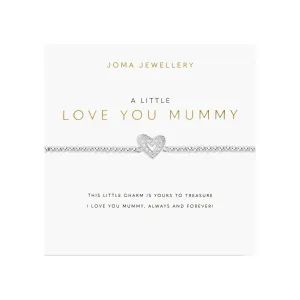 A Little 'Love You Mummy' Bracelet | Silver Plated