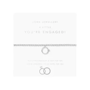 A Little 'You're Engaged' Bracelet | Silver Plated