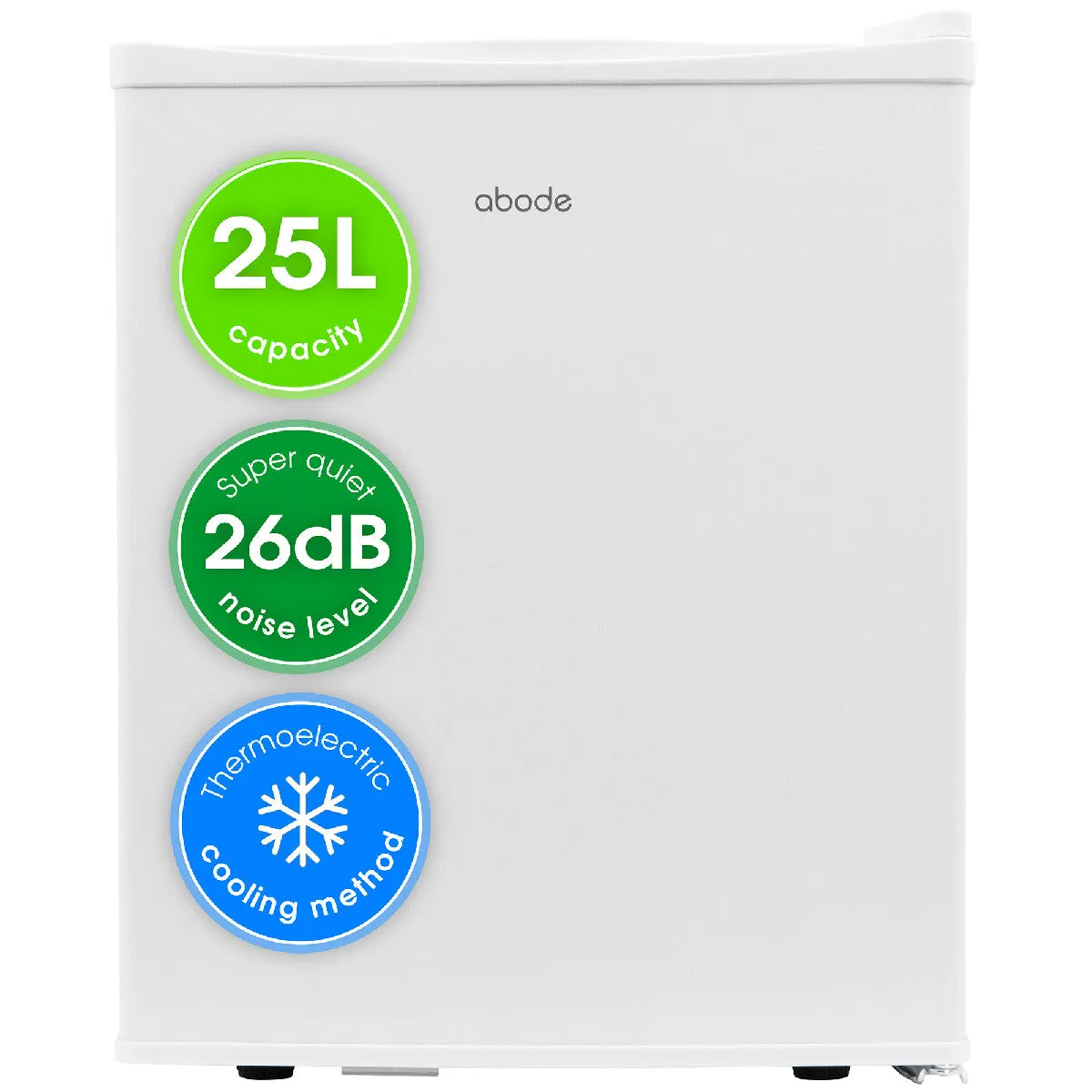 Abode A25THBC102W, 25L Quiet Cooler in White