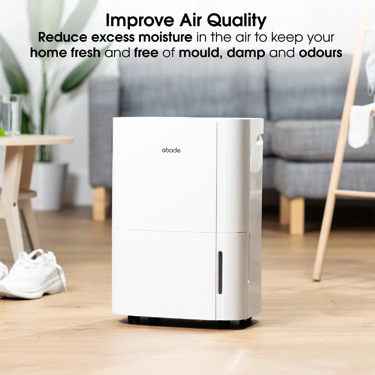 Abode ADH1601, 16L Dehumidifier in White