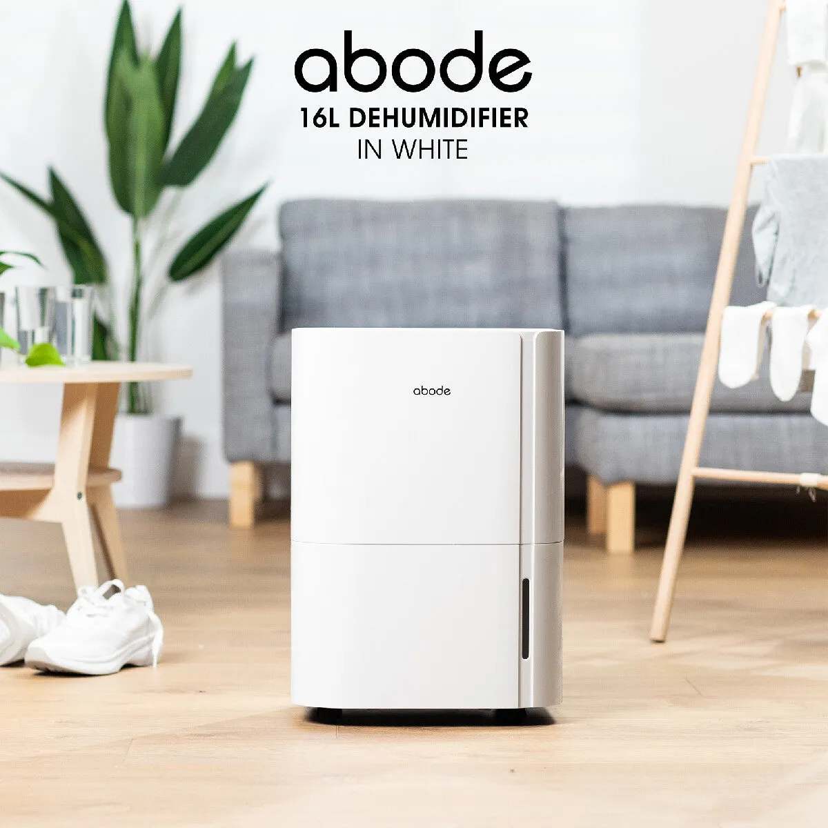 Abode ADH1601, 16L Dehumidifier in White