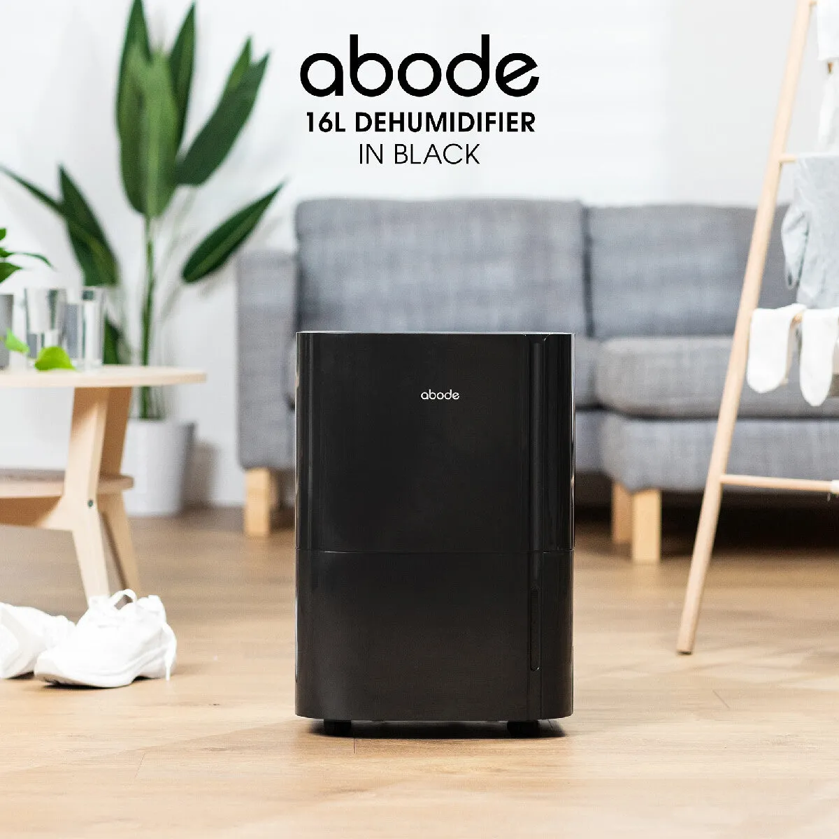 Abode ADH1601B, 16L Dehumidifier in Black