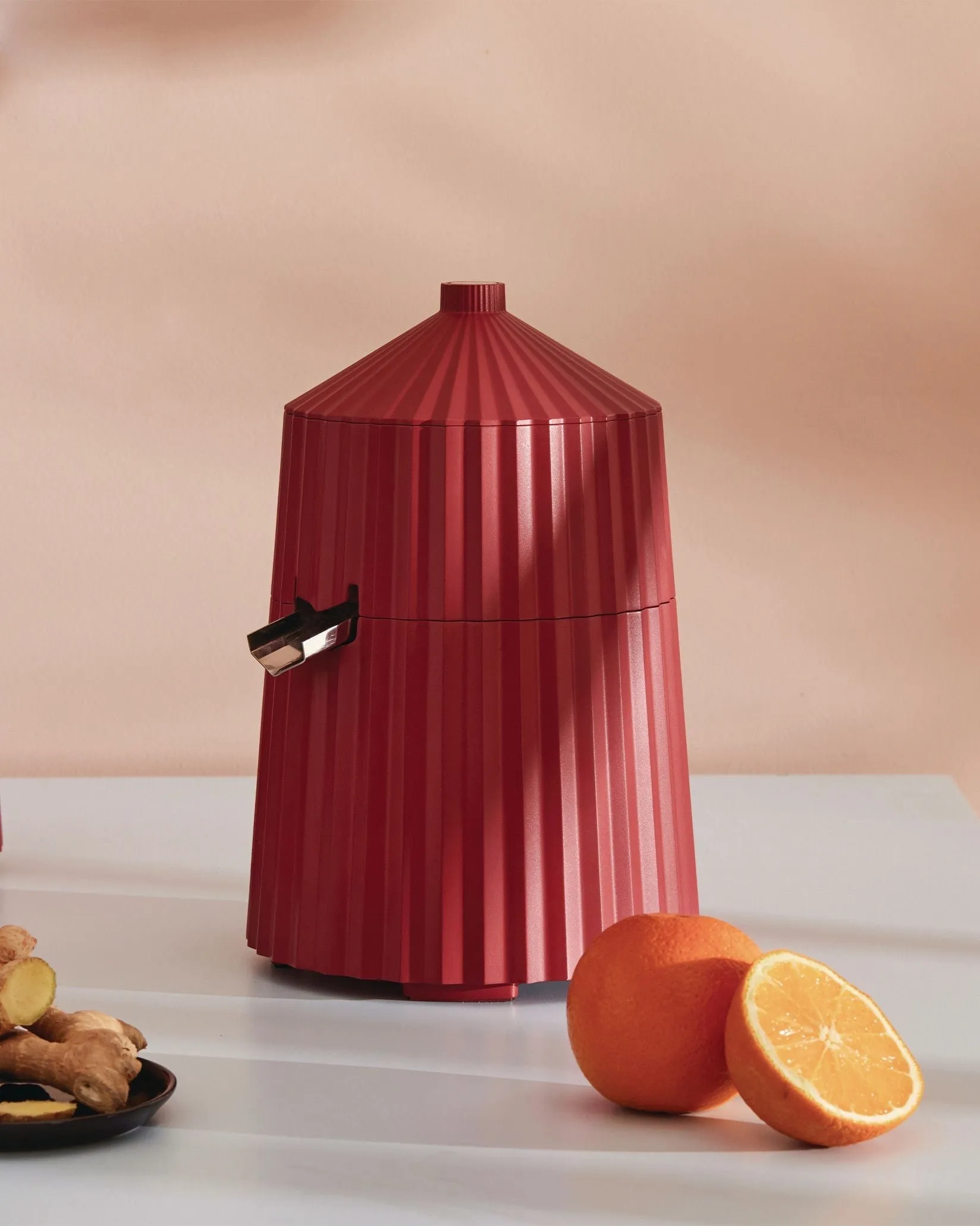 Alessi Plissé Electric Citrus Squeezer 1 Liter, Red