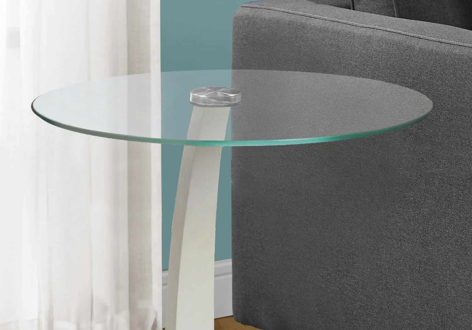 Arell Side Table - White