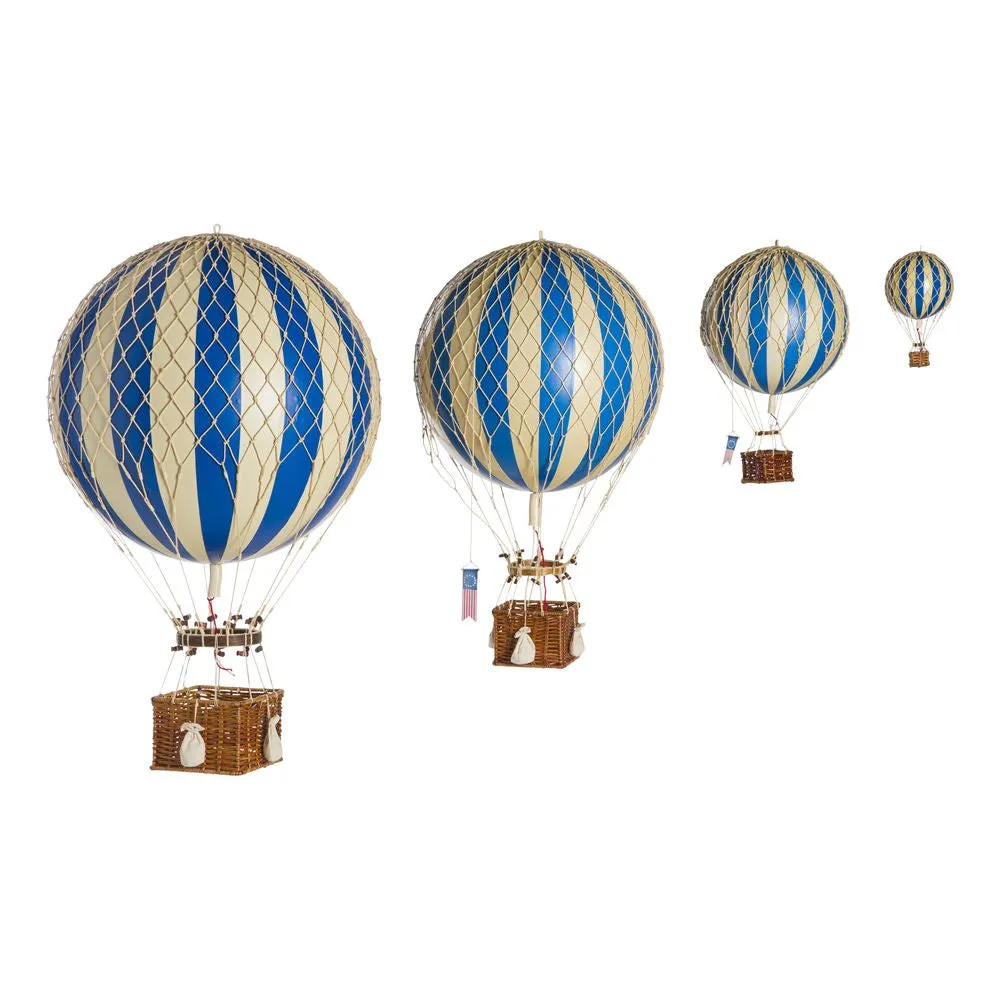 Authentic Models Jules Verne Balloon Model, Blue, ø 42 Cm
