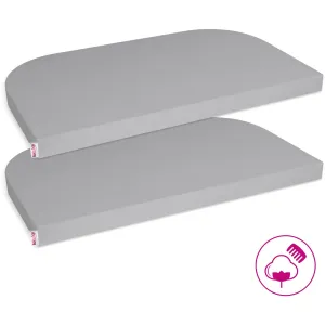 babybay® Grey Jersey Cover Deluxe Sheet 2-Pack Original