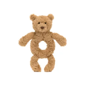 Bartholomew Bear Ring Rattle | Baby Jellycat