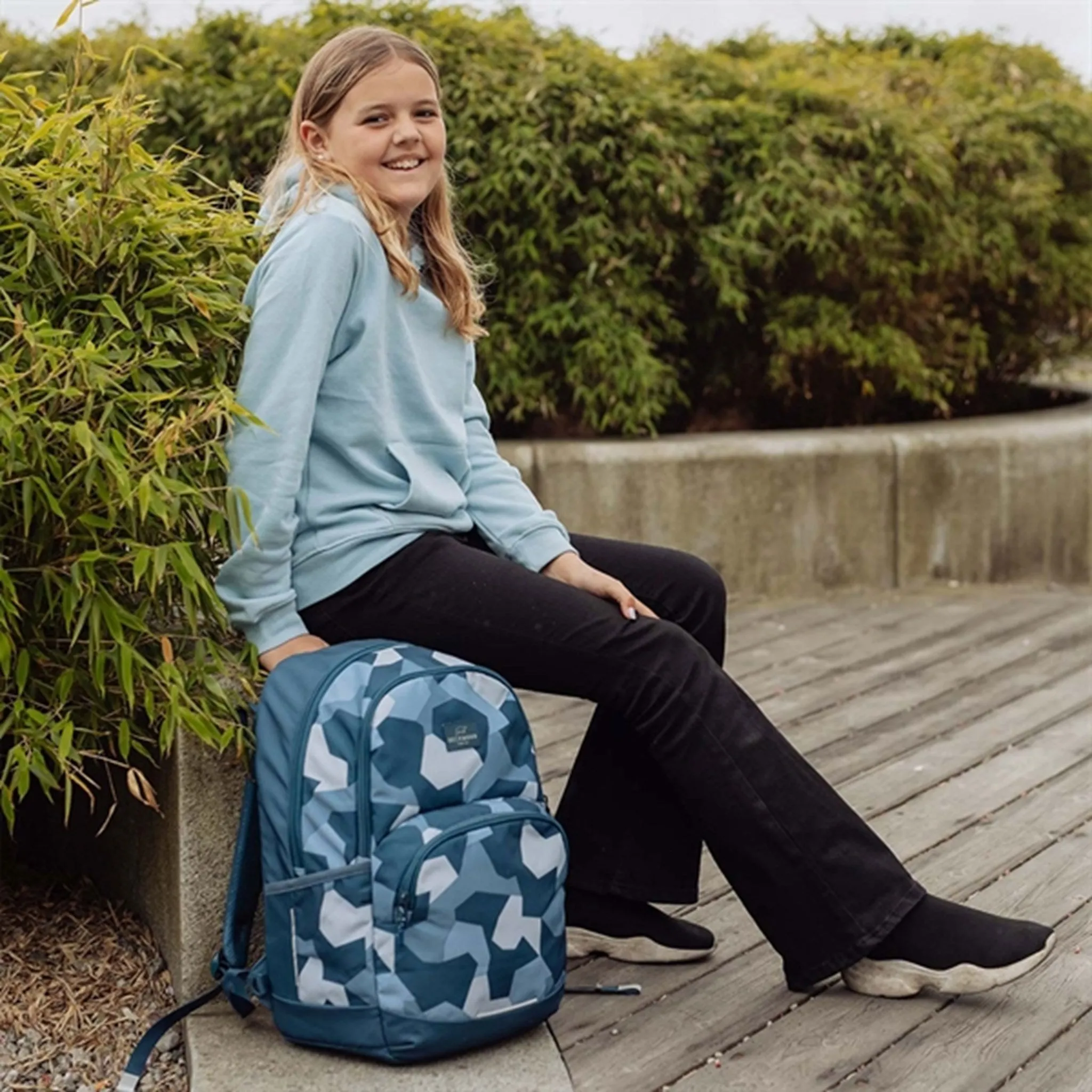 Beckmann Sport Junior Backpack Blue Camo