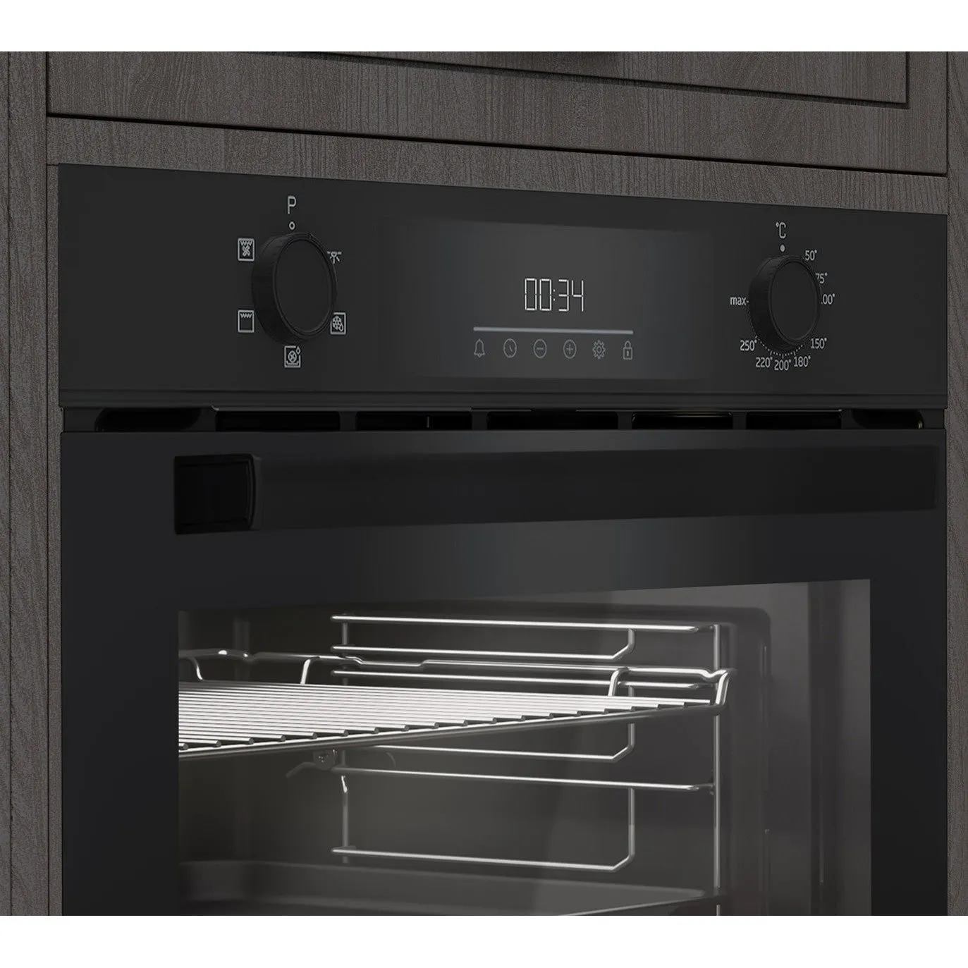 Beko 60cm Built-in High Specification RecycledNet Double Oven | BBDM243BOC