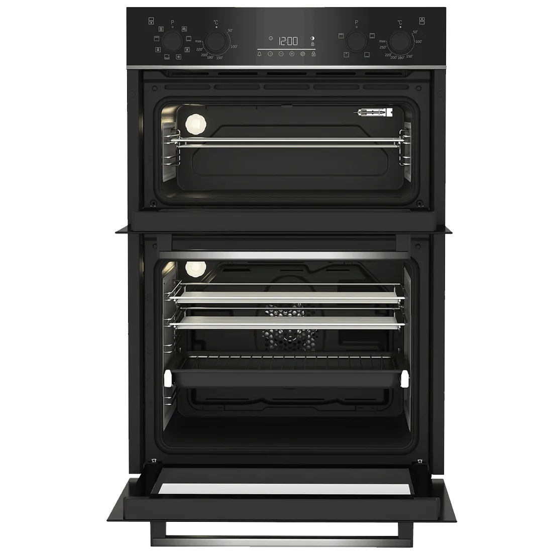 Beko 60cm Built-in High Specification RecycledNet Double Oven | BBDM243BOC