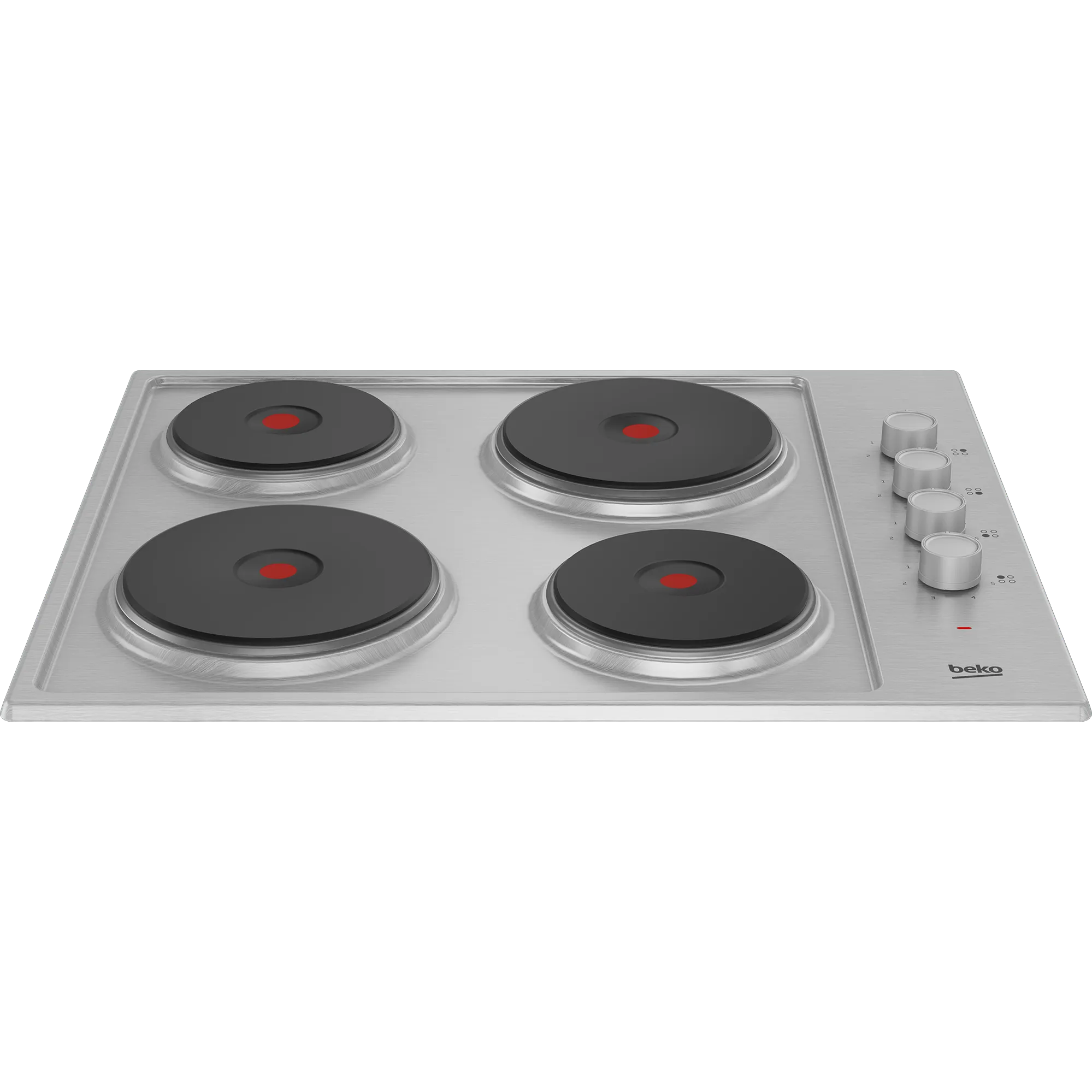 Beko 60cm Sealed Plate Hob with Side Knob Controls | HIBE64101X