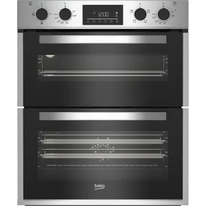 Beko 72cm Built-Under Double Fan Oven with Touch Controls | BBTF26300X