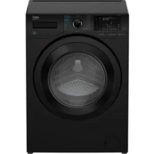 Beko 7kg Wash & 4kg Dry Washer Dryer Black WDER7440421B