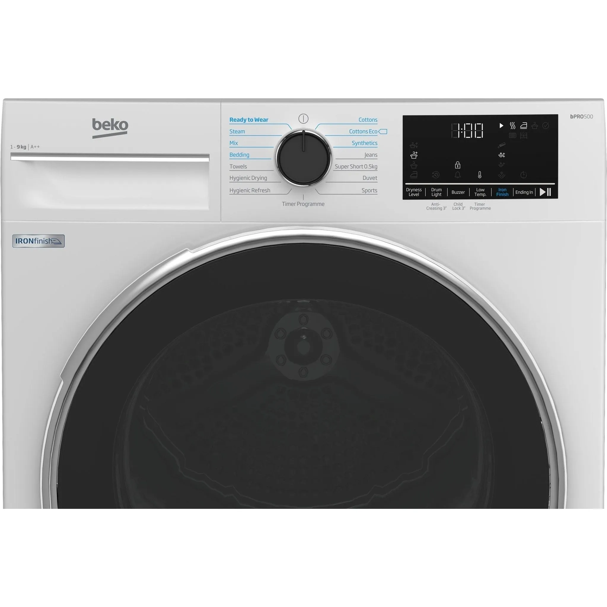 Beko 9kg Heat Pump Dryer with IronFinish | B5T4923IW