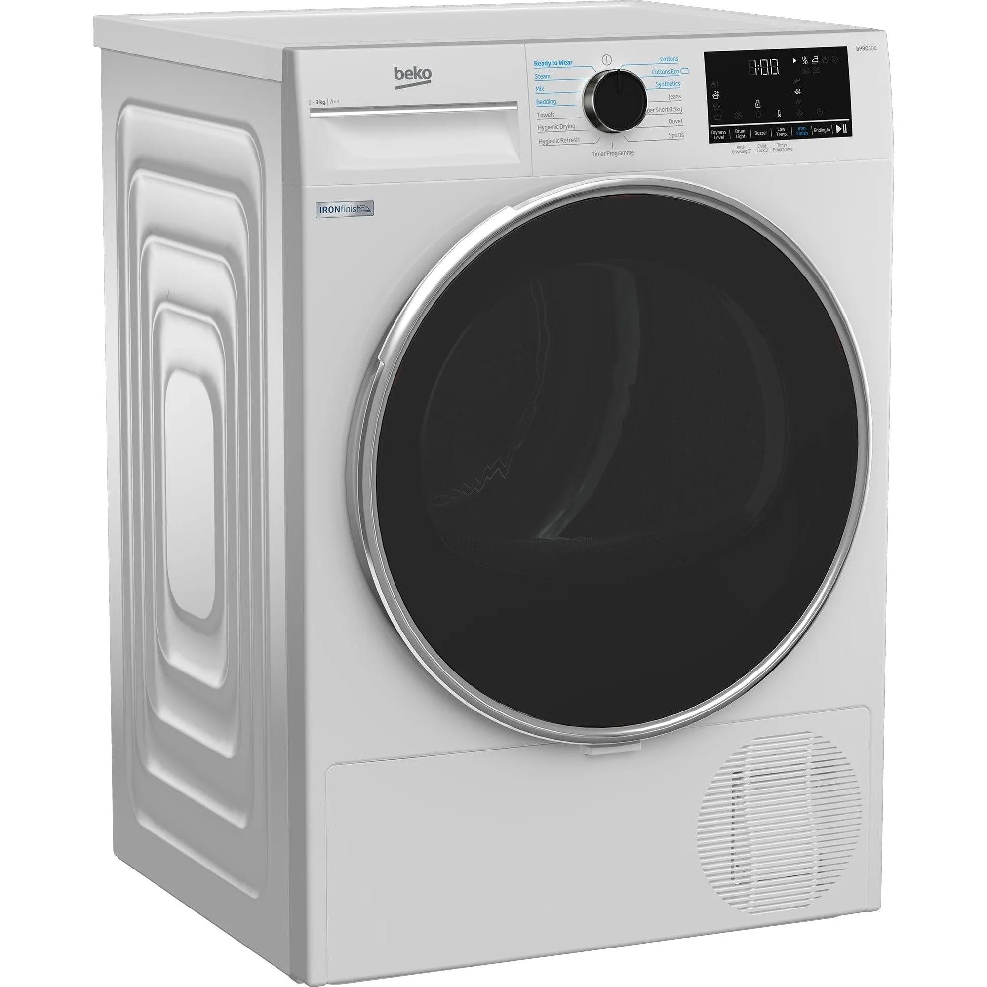 Beko 9kg Heat Pump Dryer with IronFinish | B5T4923IW