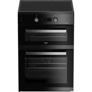 Beko Pro 60 cm Electric Cooker - Black & Silver | BDI6C65K