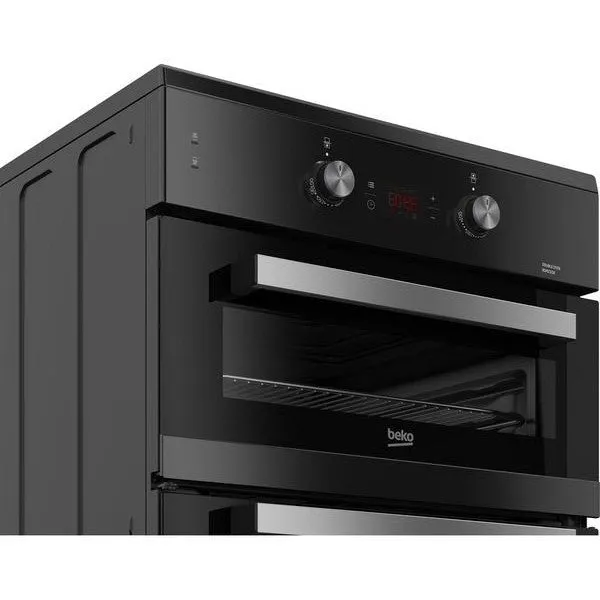 Beko Pro 60 cm Electric Cooker - Black & Silver | BDI6C65K