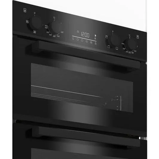 Beko RecycledNet Electric Double Oven - Black | BBDF22300B