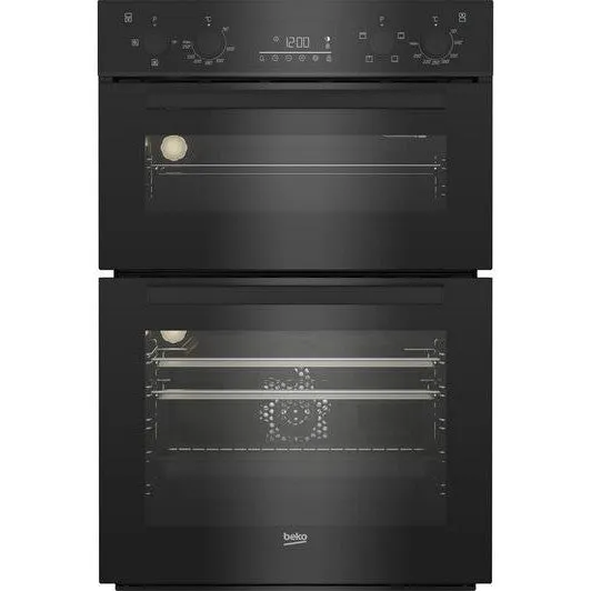 Beko RecycledNet Electric Double Oven - Black | BBDF22300B