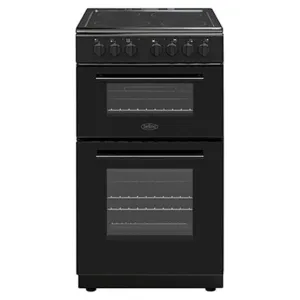 Belling 50cm Double Oven Electric Cooker | BFSE52DOCBK
