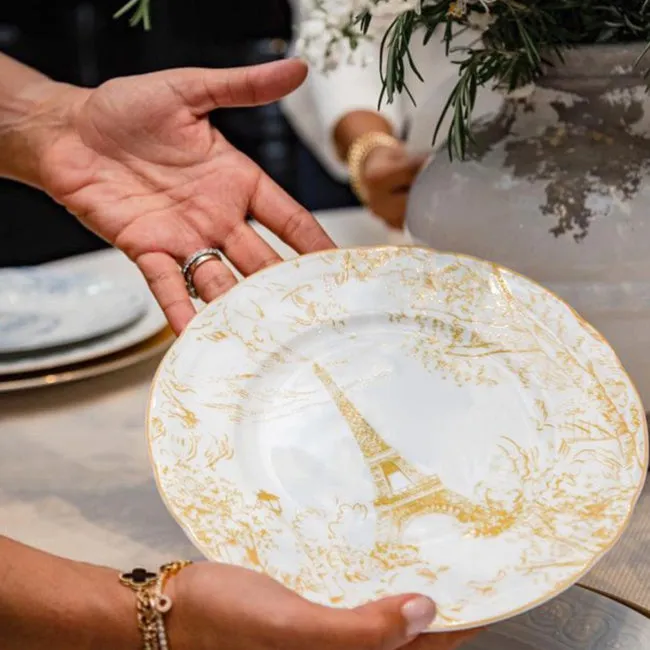 Bernardaud | Tout Paris Assorted Salad Plates - Set of 6