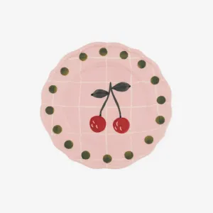 Bitossi Home | Quadri Fruit Plate - Rosa
