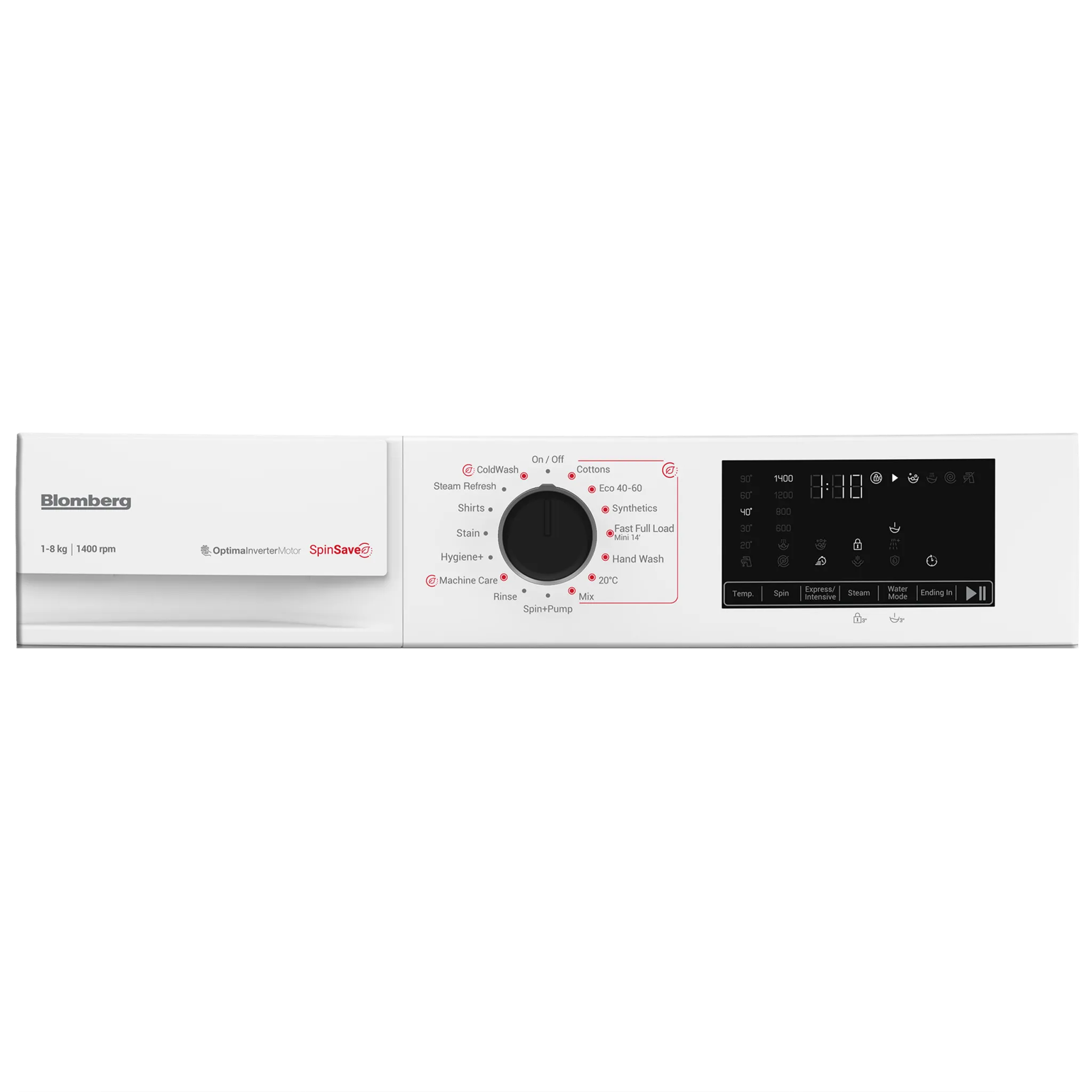 Blomberg 8kg 1400rpm Washing Machine with SpinSave White | LWA18461W