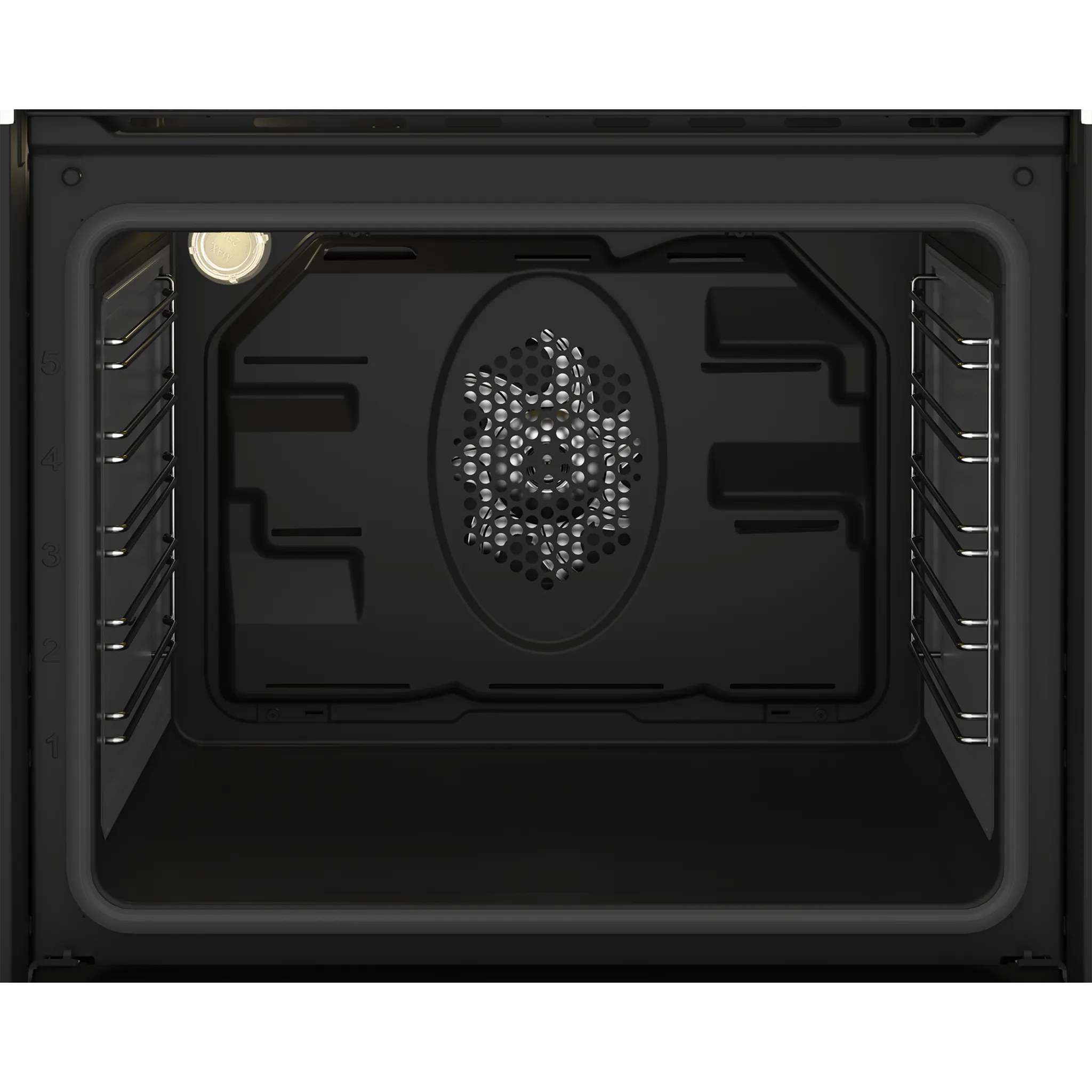 Blomberg 90cm Built-in Fan Double Oven Dark Steel | RODN9202DX