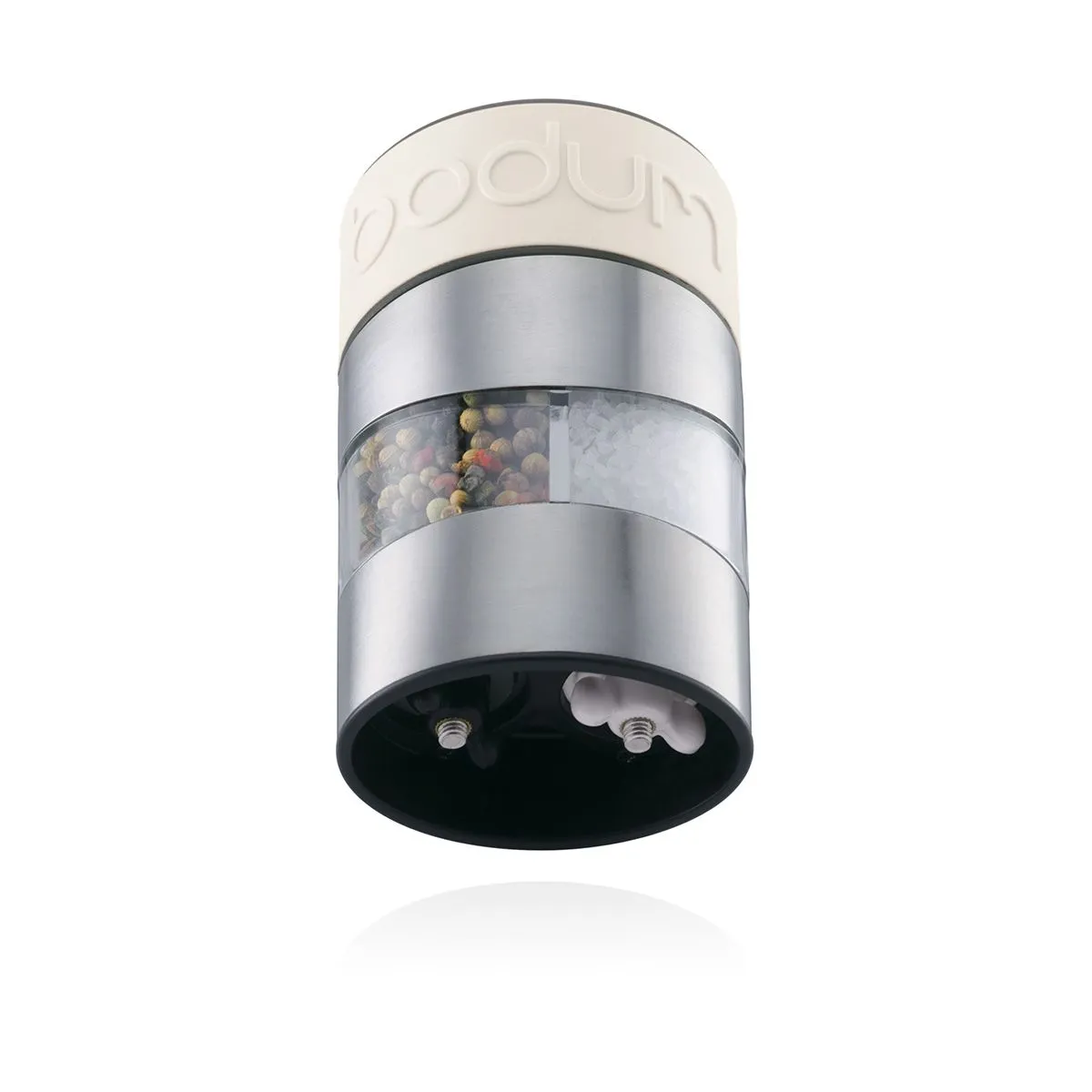 Bodum Twin Salt And Pepper Mill, Cream