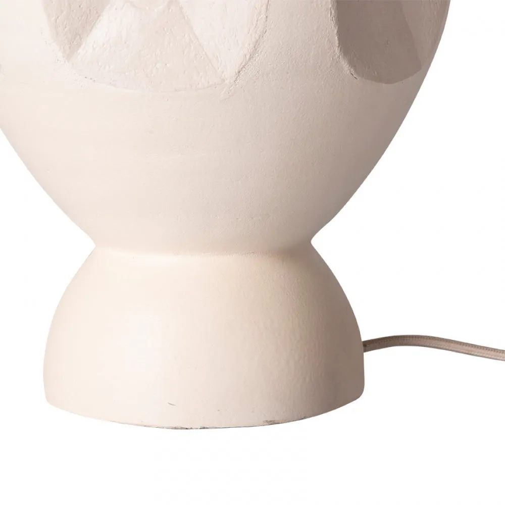 Boho Lamp Base Sand/Cream