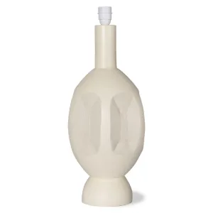Boho Lamp Base Sand/Cream