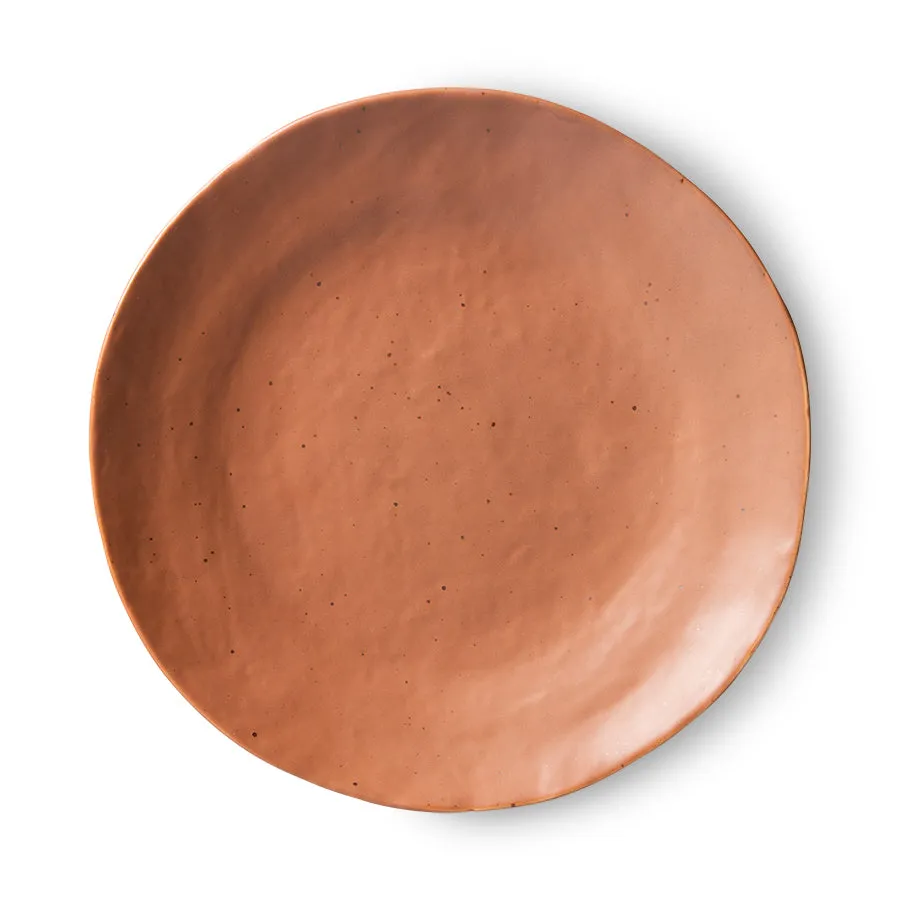 Bold & Basic Ceramics: Side Plate Brown (Set of 2)