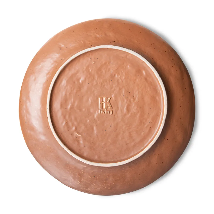 Bold & Basic Ceramics: Side Plate Brown (Set of 2)