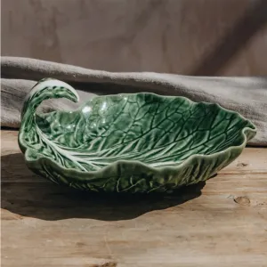 Bordallo Pinheiro | Cabbage Leaf With Curvature