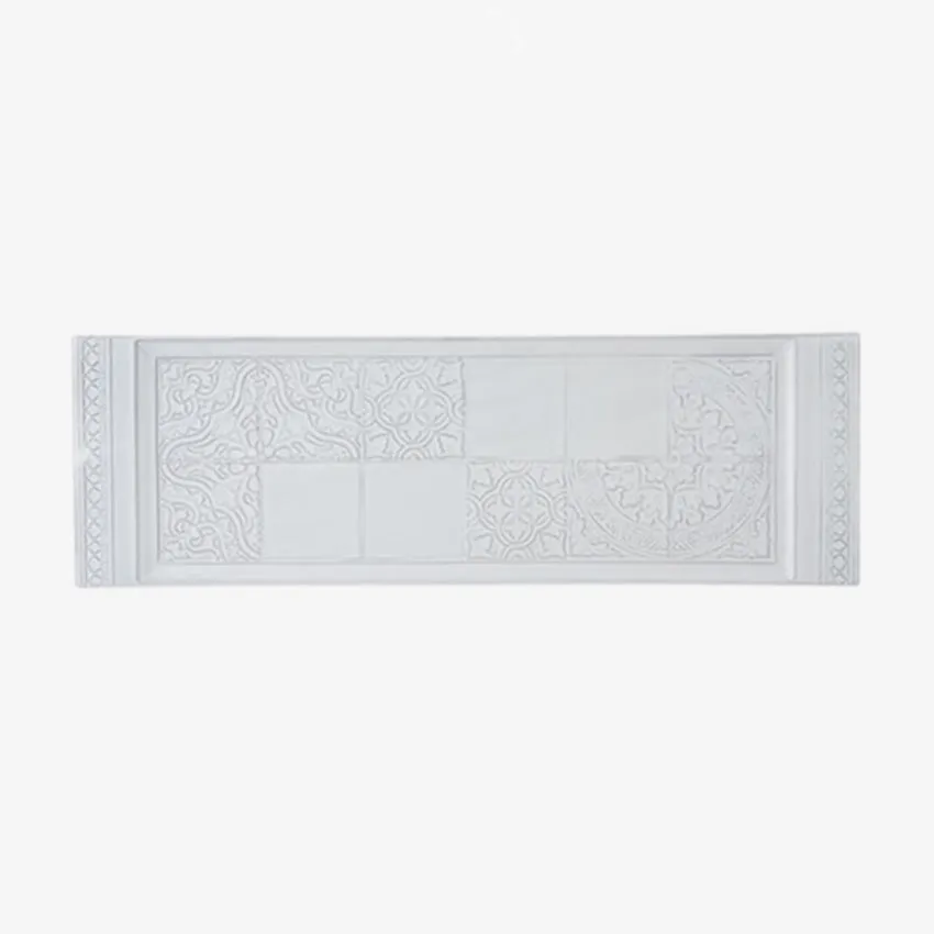 Bordallo Pinheiro | Rua Tart Tray 19" Antique White