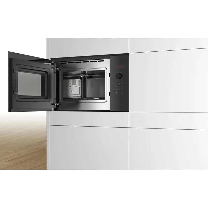 Bosch 800W Integrated Black Microwave | BFL523MB0B