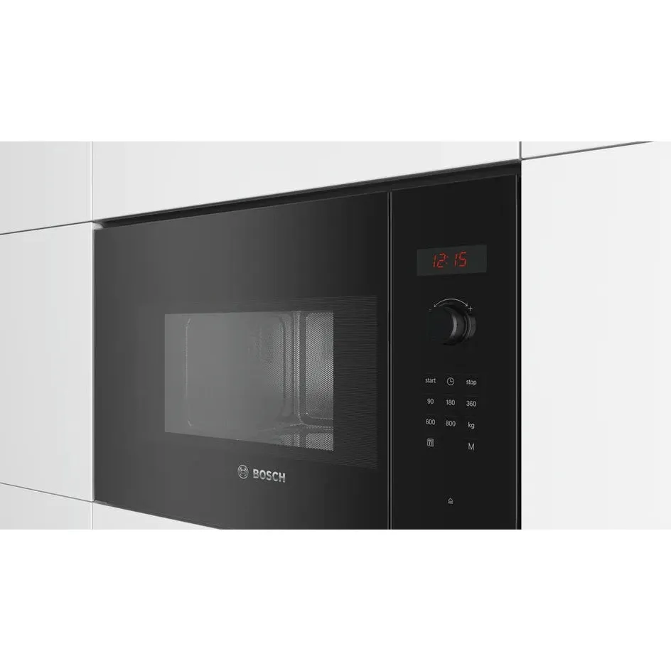 Bosch 800W Integrated Black Microwave | BFL523MB0B