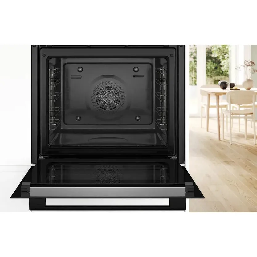 Bosch Built-in oven with added steam function 60 x 60 cm Black | HQA574BB3B
