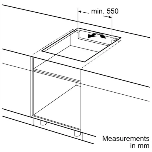Bosch Series 4 Black Induction Hob 60cm | PIE631BB5E