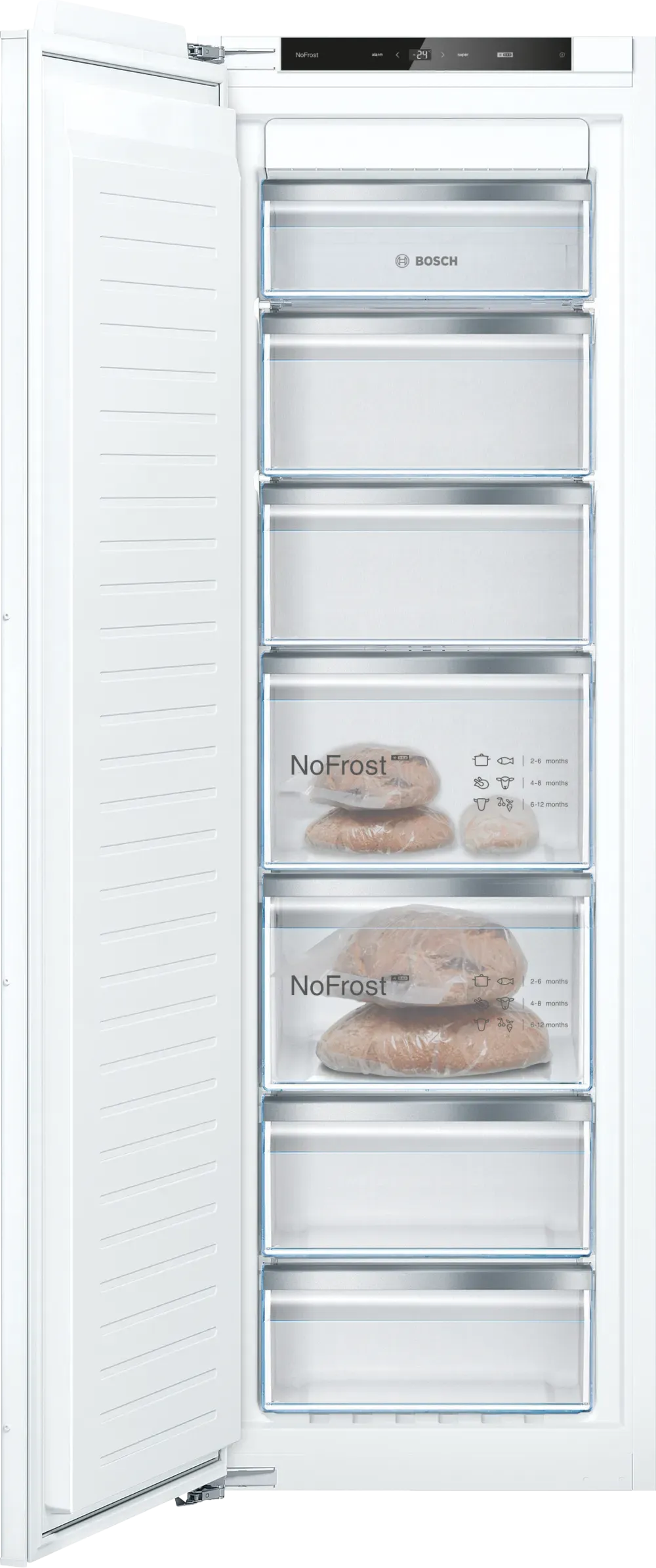 Bosch Series 4 built-in freezer 177.2 x 55.8 cm flat hinge | GIN81VEE0G