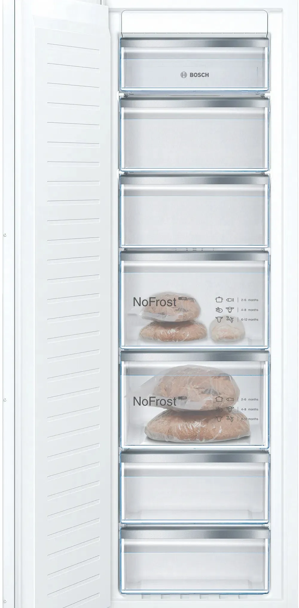 Bosch Series 4 built-in freezer 177.2 x 55.8 cm flat hinge | GIN81VEE0G