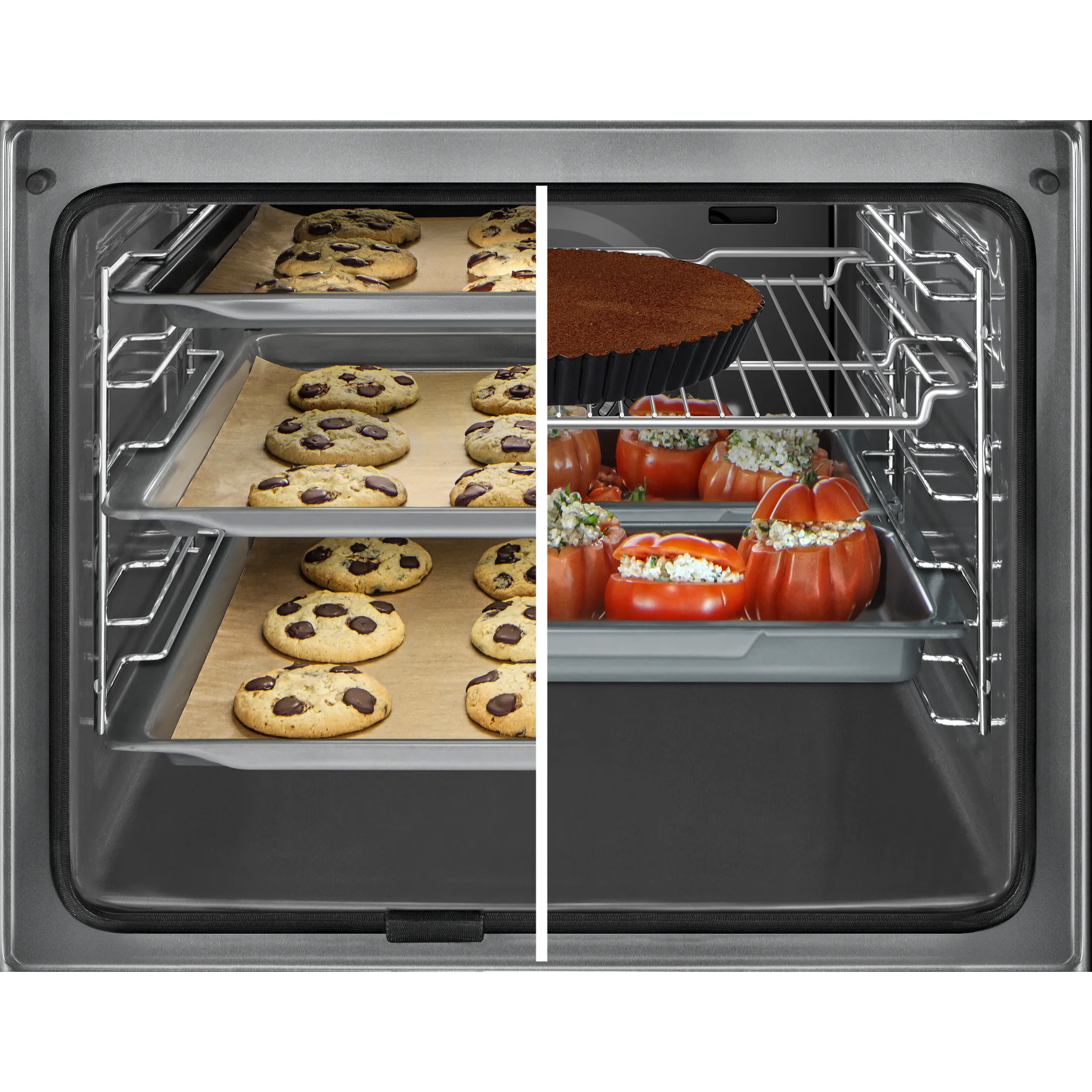 Bosch Series 4 Built-in oven with added steam function 60 x 60 cm Black | HQA534BB3B