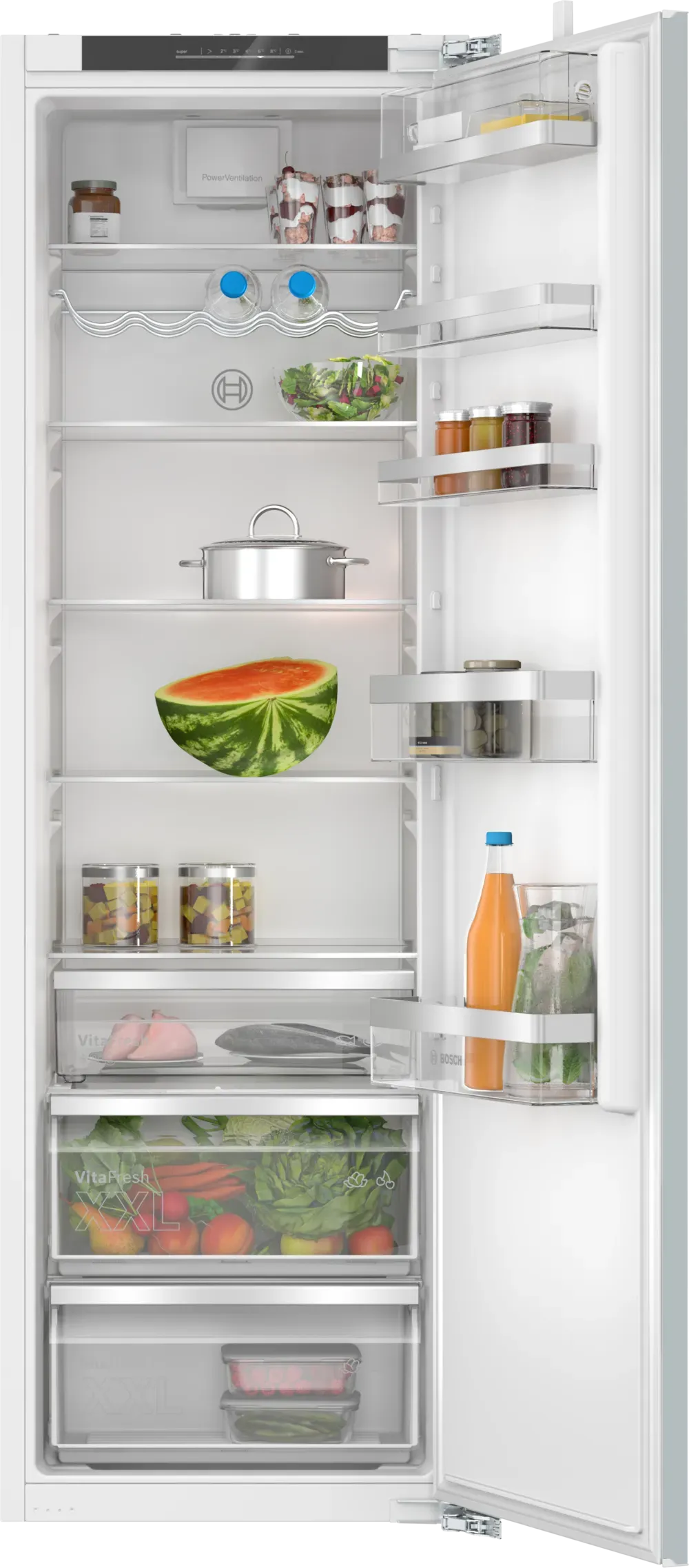 Bosch Series 6 built-in fridge 177.2 x 55.8 cm soft close flat hinge | KIR81ADD0G