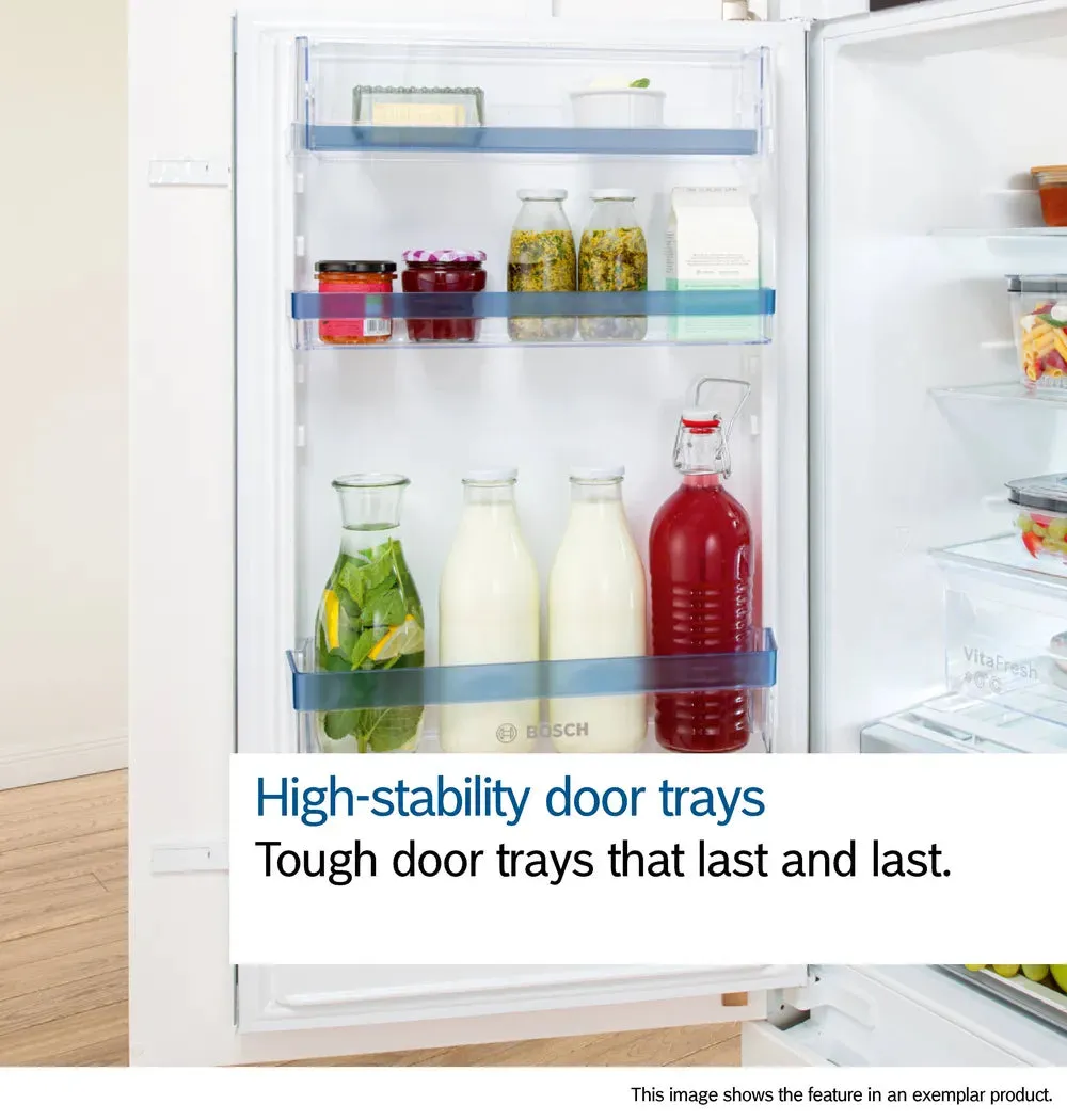 Bosch Series 6 built-in fridge 177.2 x 55.8 cm soft close flat hinge | KIR81ADD0G