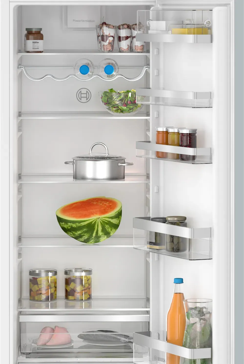 Bosch Series 6 built-in fridge 177.2 x 55.8 cm soft close flat hinge | KIR81ADD0G