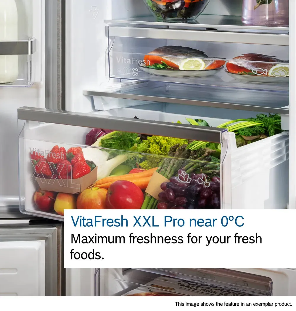 Bosch Series 6 built-in fridge 177.2 x 55.8 cm soft close flat hinge | KIR81ADD0G