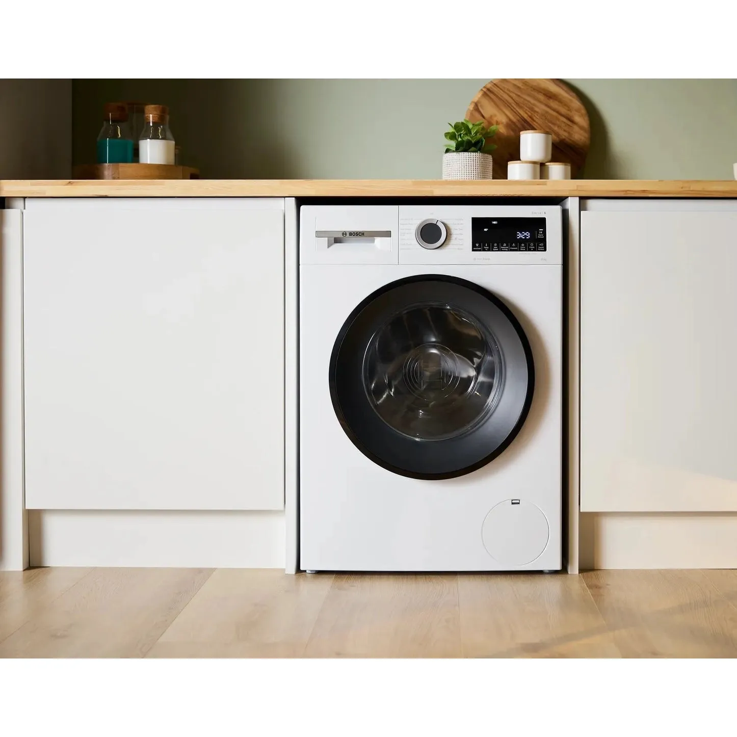 Bosch Series 6 Washing machine, front loader 10kg 1400 rpm - White | WGG254Z0GB