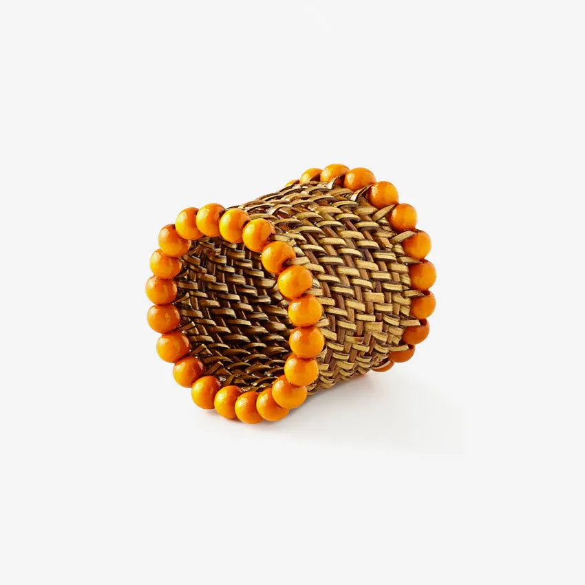 Calaisio | Napkin Ring with Beads - Set of 4